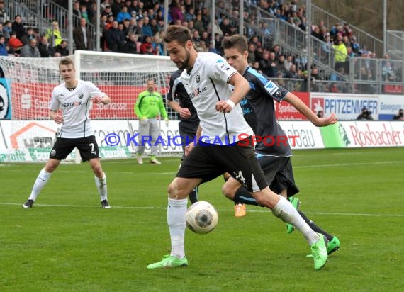 2. Bundesliga SV Sandhausen - TSV 1860 München Hardtwaldstadion Sandhausen 01.03.2014 (© Kraichgausport / Loerz)